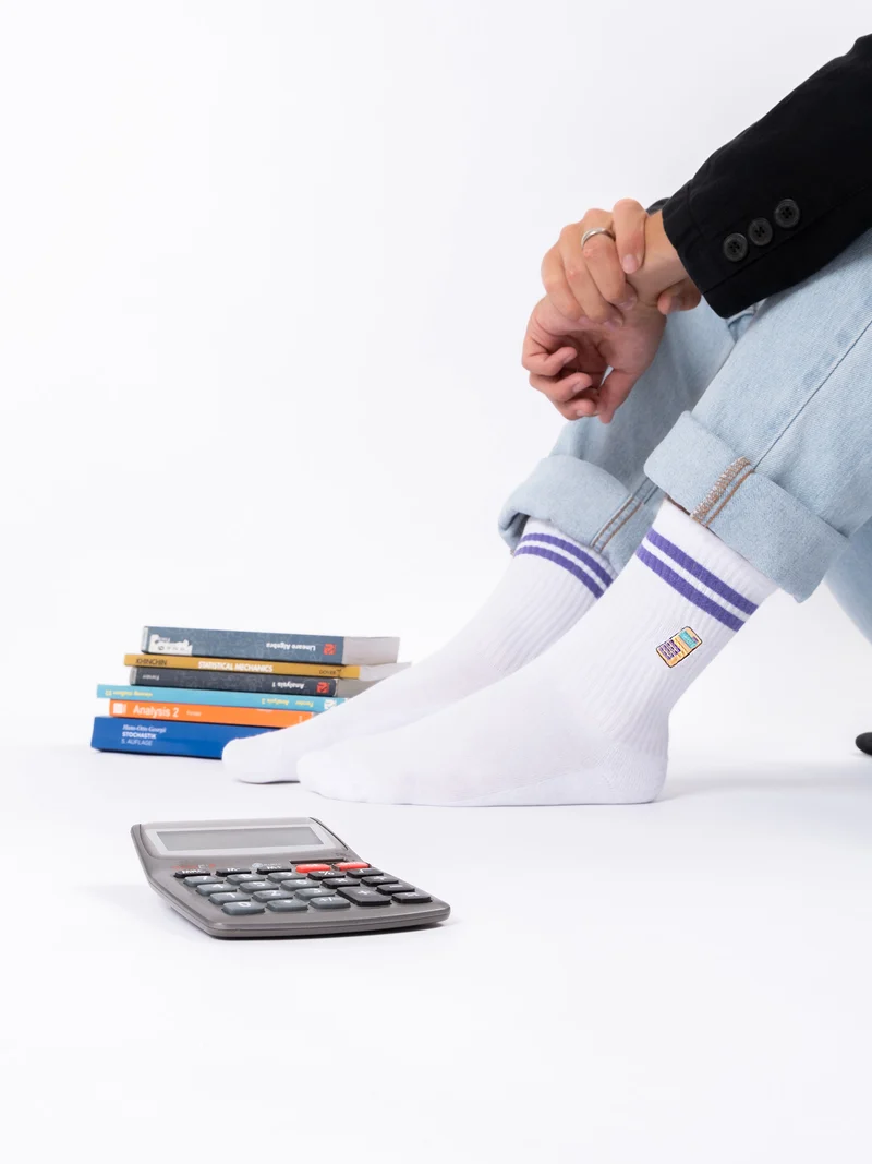 Rio - Tennissocken mit Motiv und Streifen