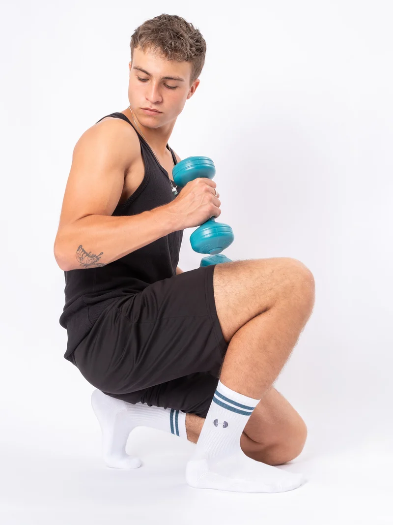 Rio - Tennissocken mit Motiv und Streifen