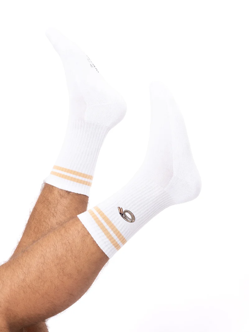 Rio - Tennissocken mit Motiv und Streifen