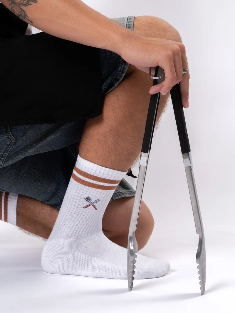 Rio - Tennissocken mit Motiv und Streifen