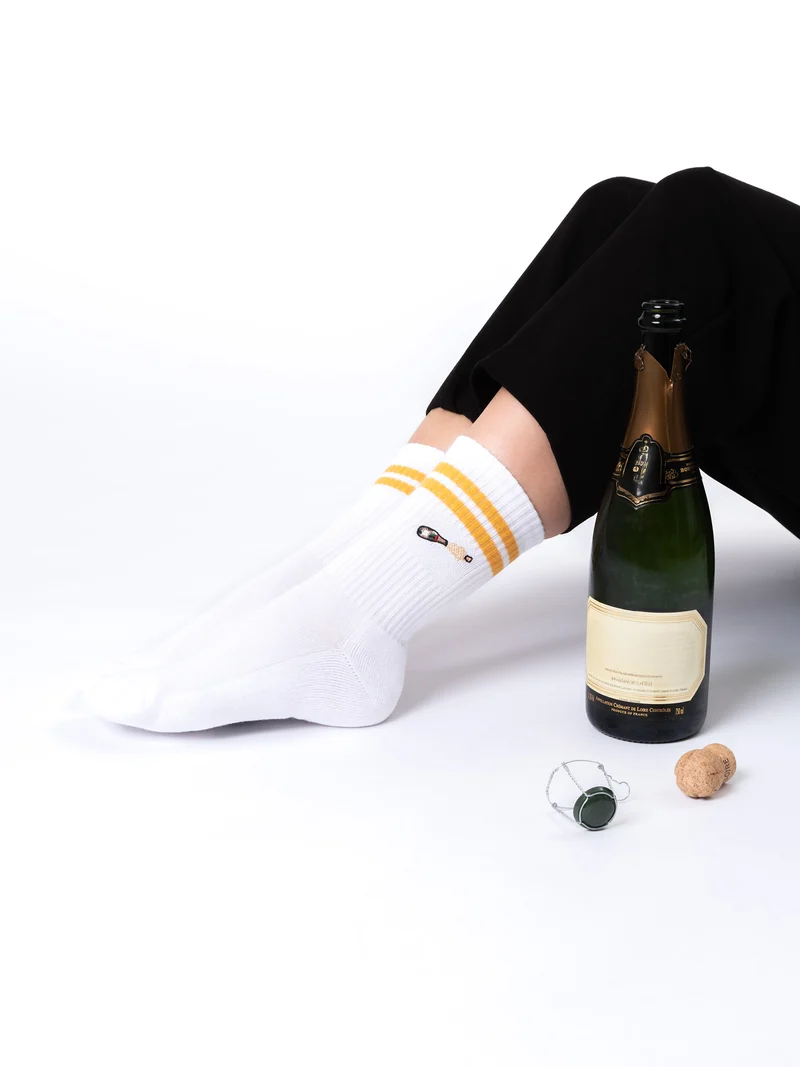 Rio - Tennissocken mit Motiv und Streifen