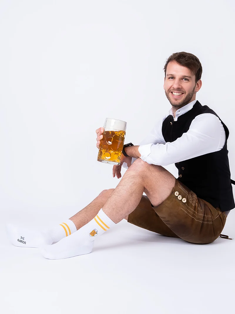 Rio - Tennissocken mit Motiv und Streifen