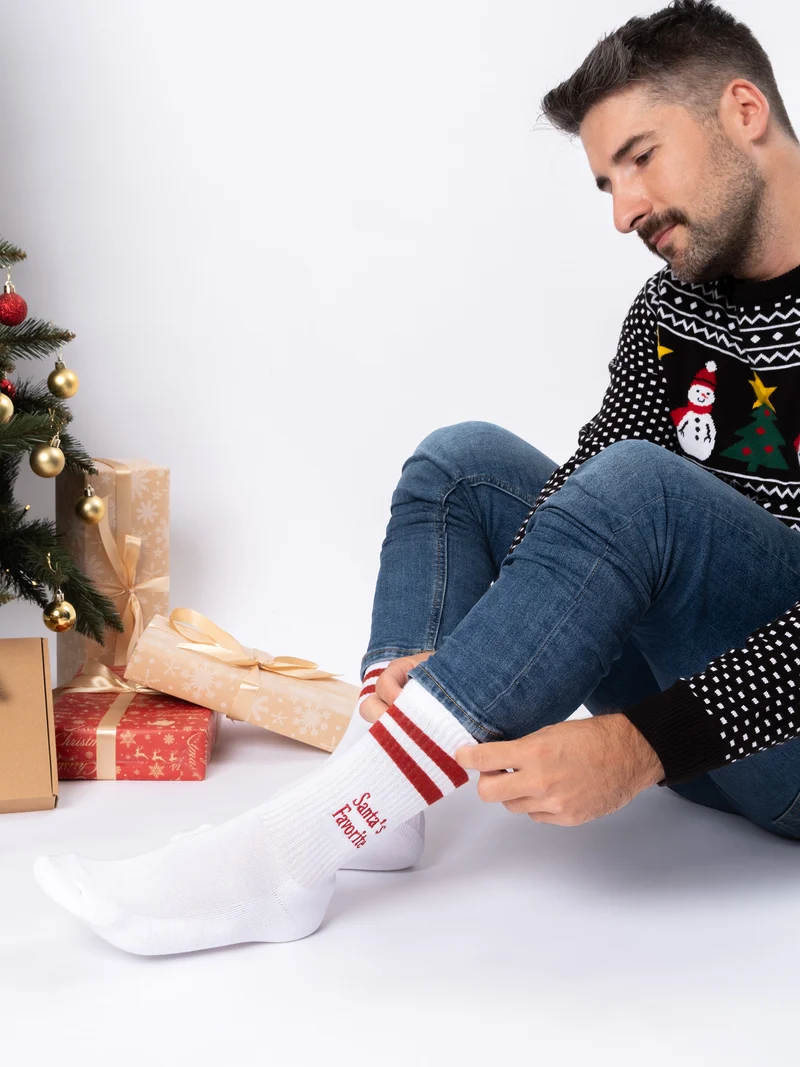 Rudolph - Tennissocken Weihnachten