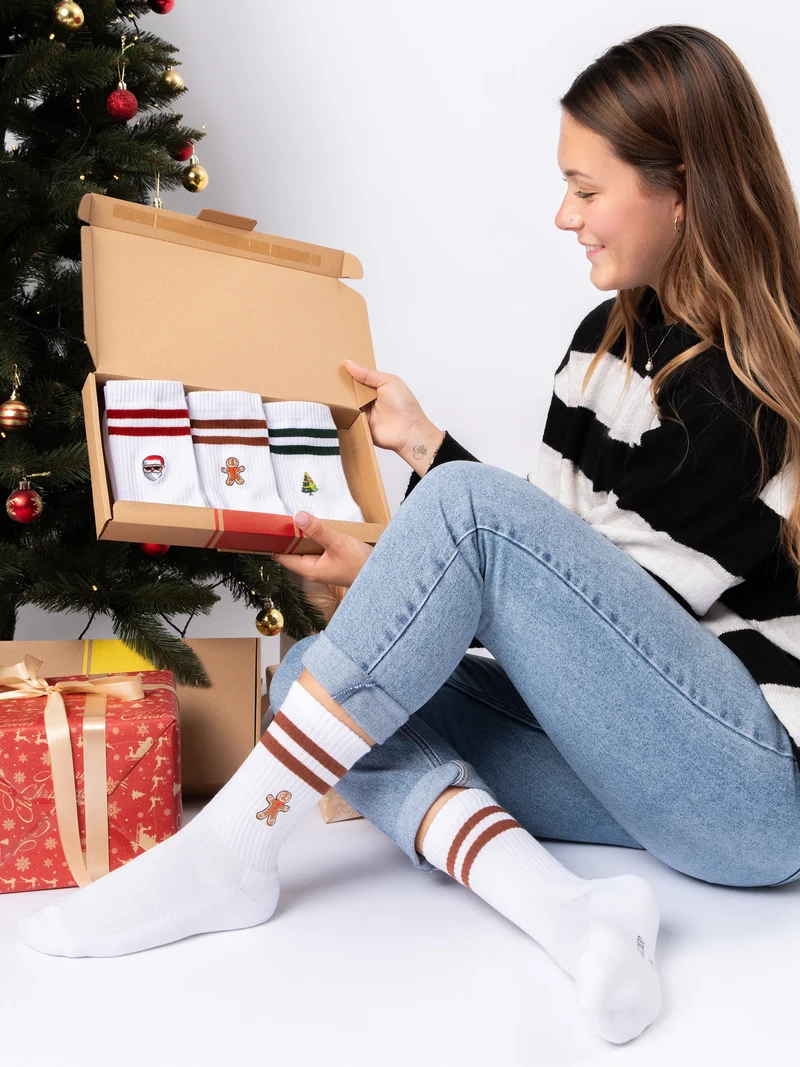 Rudolph - Tennissocken Weihnachten