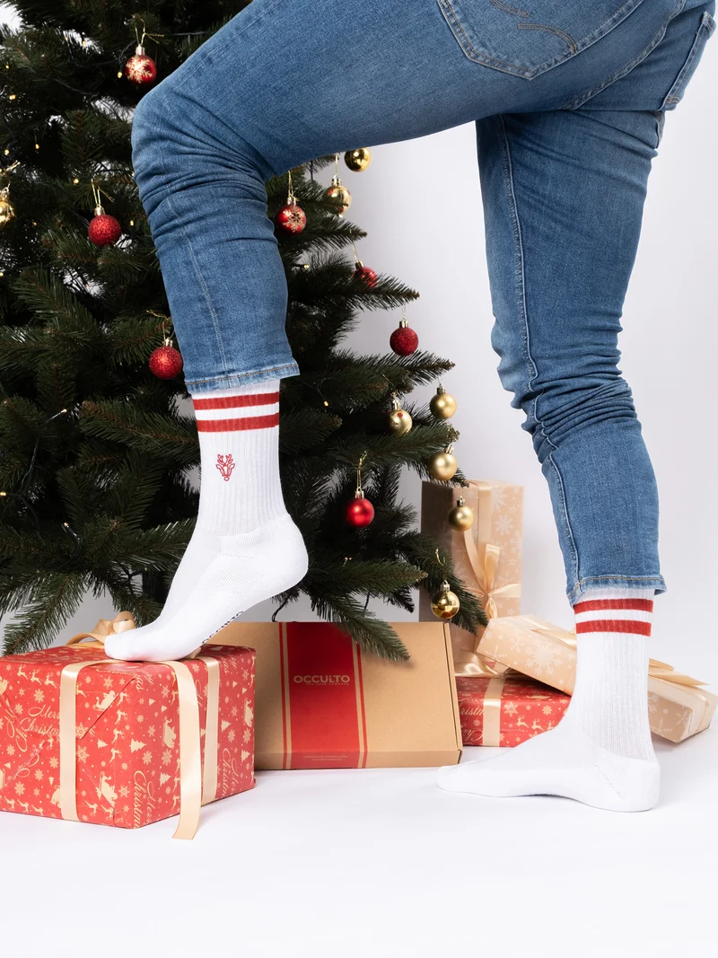 Rudolph - Tennissocken Weihnachten
