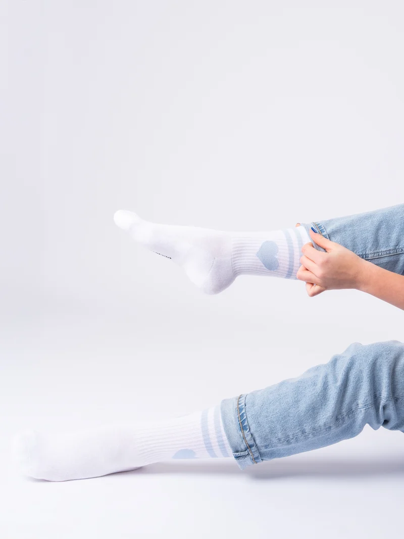 Venus - Tennissocken mit Herzmotiv Damen