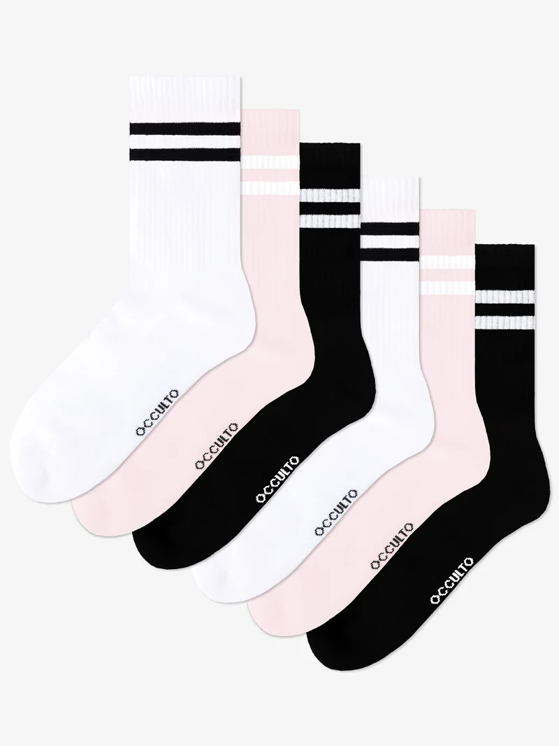 Serena - Tennissocken Retro Damen
