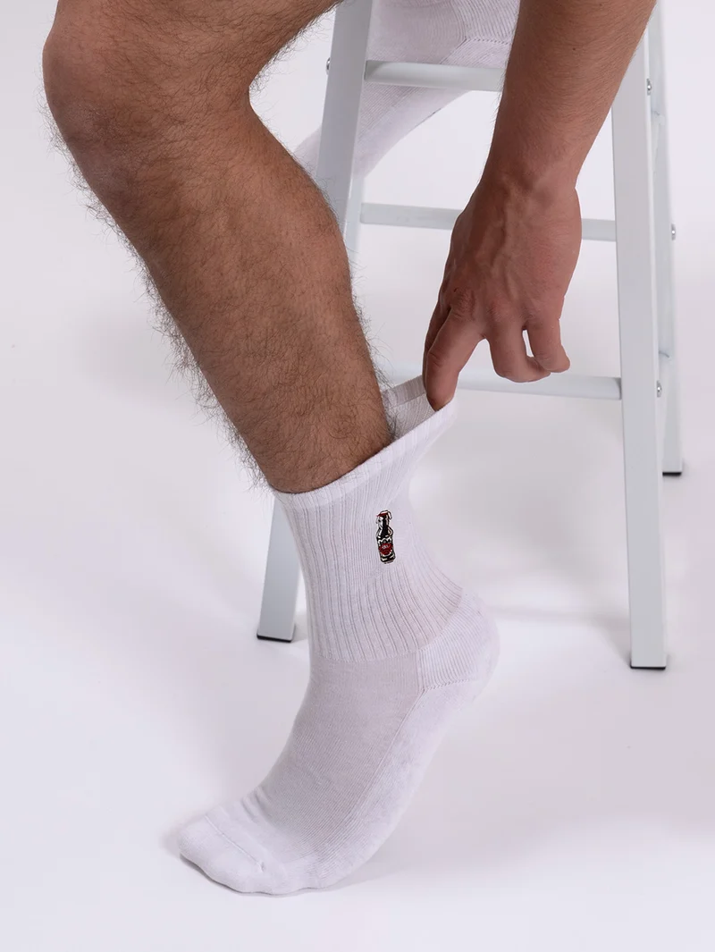 Robin - Tennissocken mit Motiv