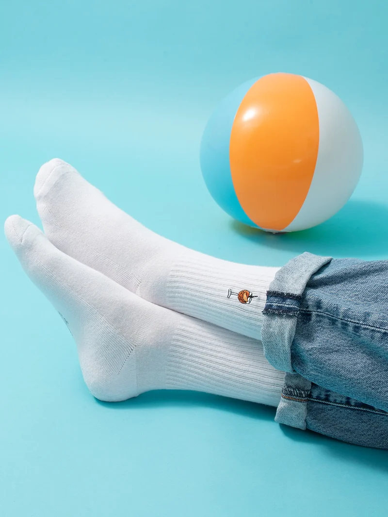 Robin - Tennissocken mit Motiv