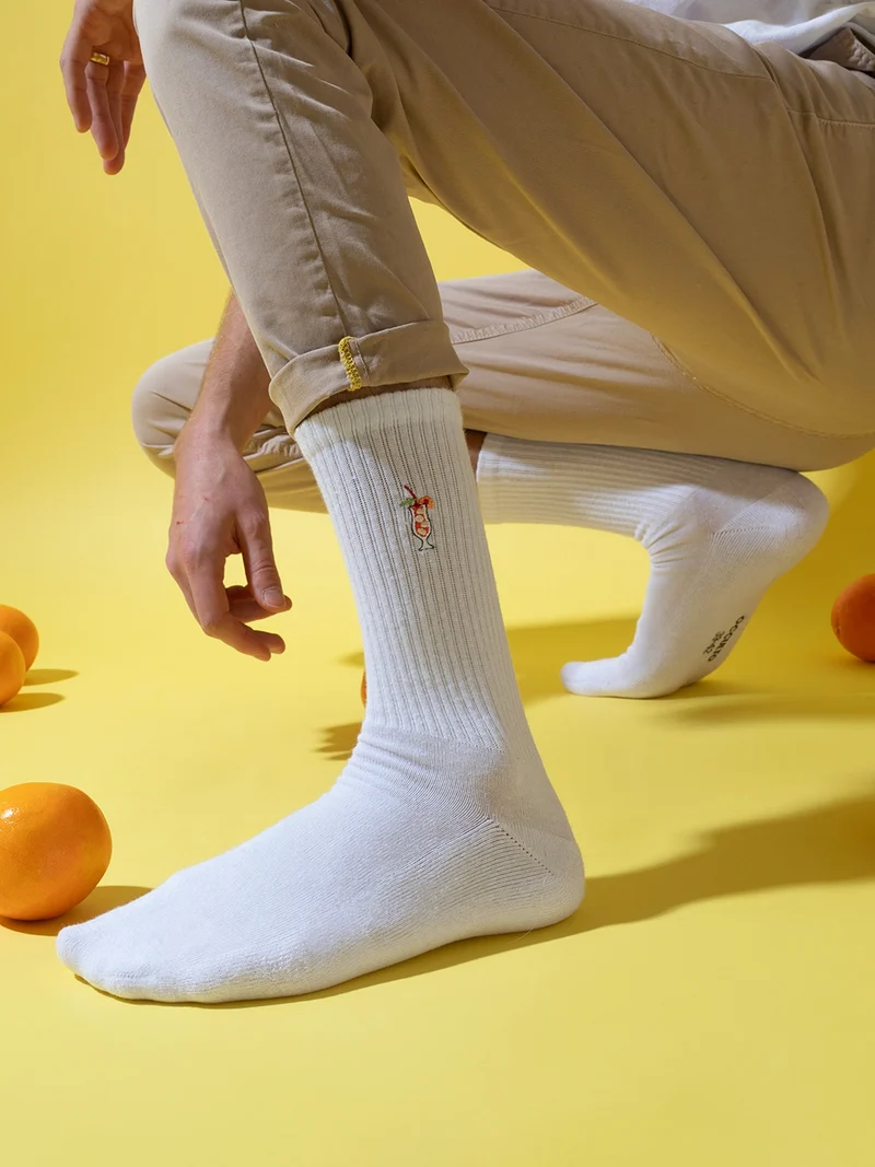 Robin - Tennissocken mit Motiv
