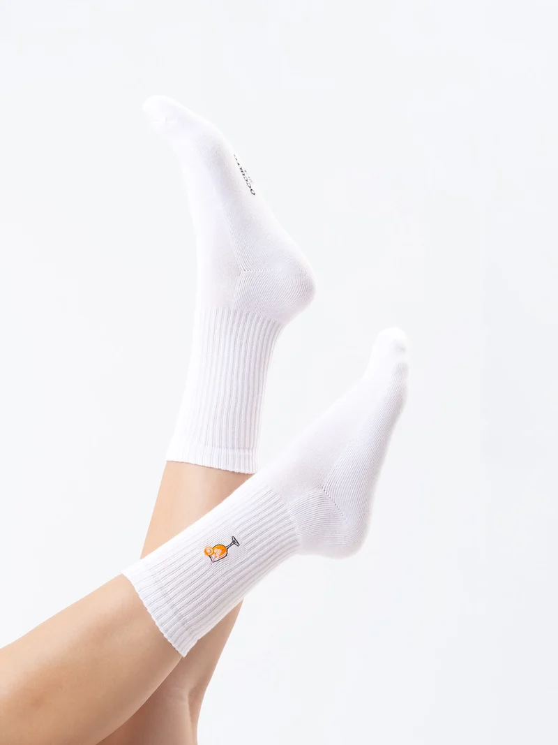 Robin - Tennissocken mit Motiv