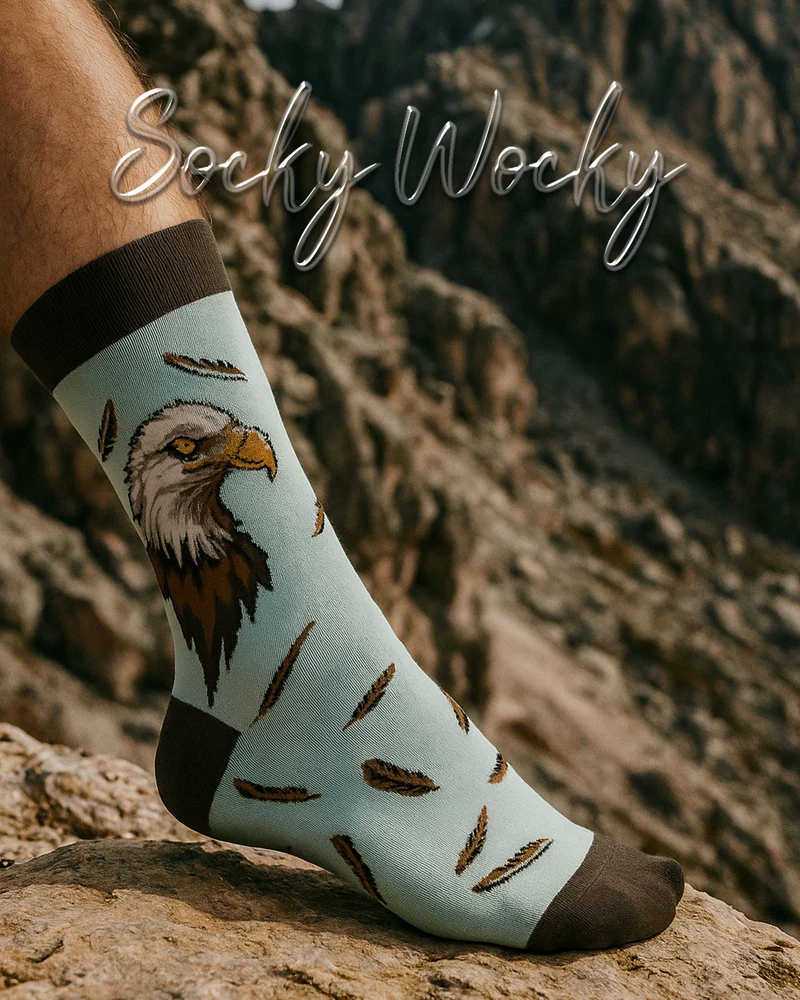 Eagle Spirit Premium Socks Majestic Bird of Prey Nature Design Socks
