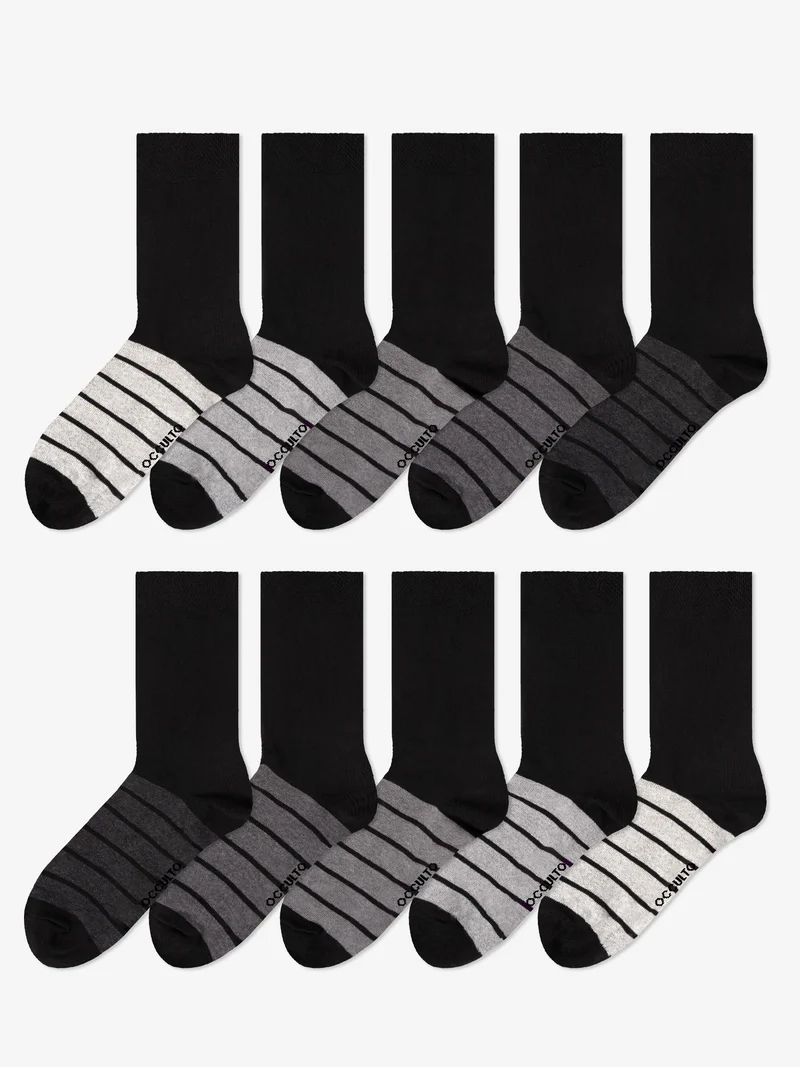 Laura - Baumwollsocken gestreift Damen