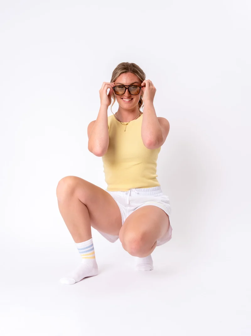 Steffi - Tennissocken Retro Damen