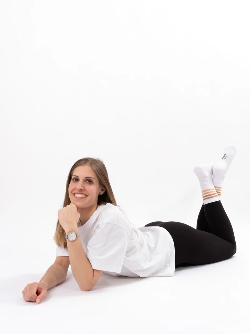 Steffi - Tennissocken Retro Damen