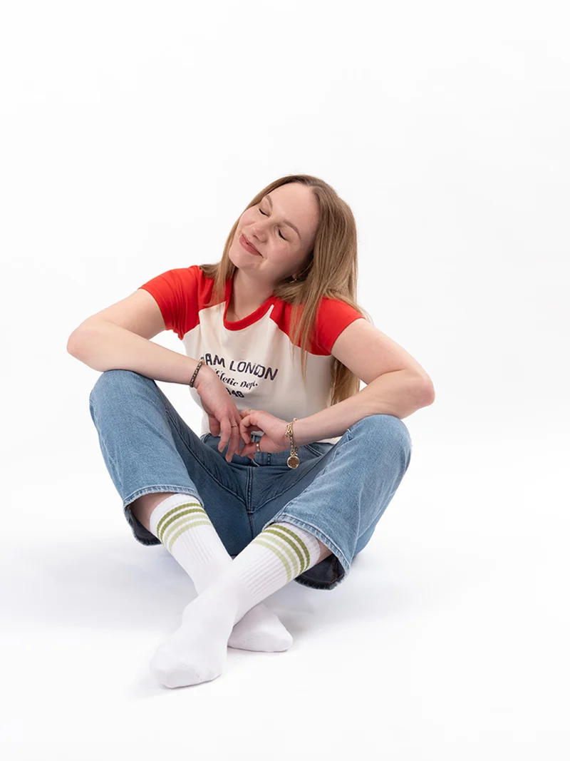 Steffi - Tennissocken Retro Damen