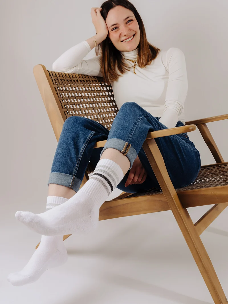 Steffi - Tennissocken Retro Damen