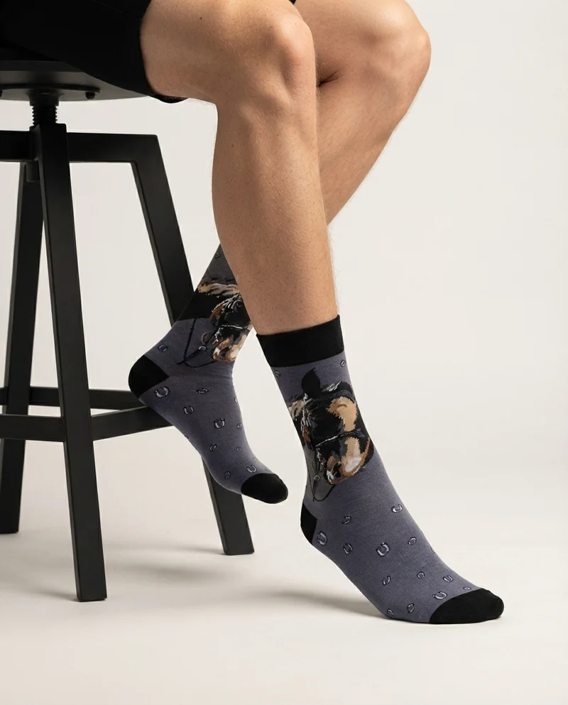 Horse Lover’s Patterned Socks Premium Cotton