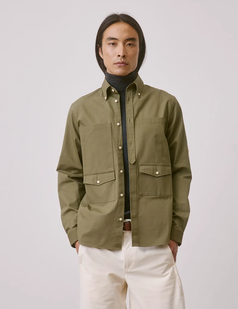 Chemise Mathéo kaki