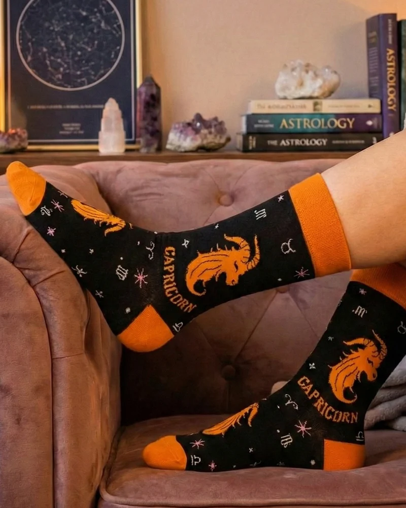 Capricorn Socks Earth Energy Horoscope Line