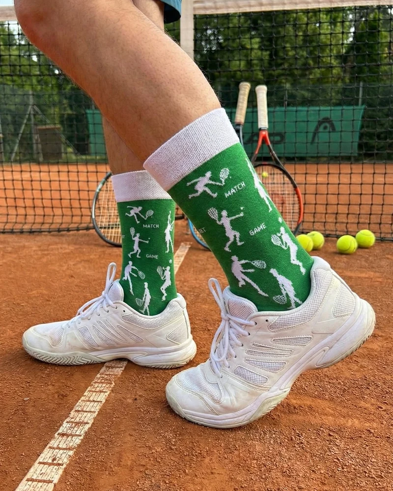 Tennis Socks Green Court Sport Collection
