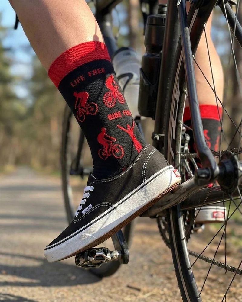 Black Bicycle Socks City Ride Series