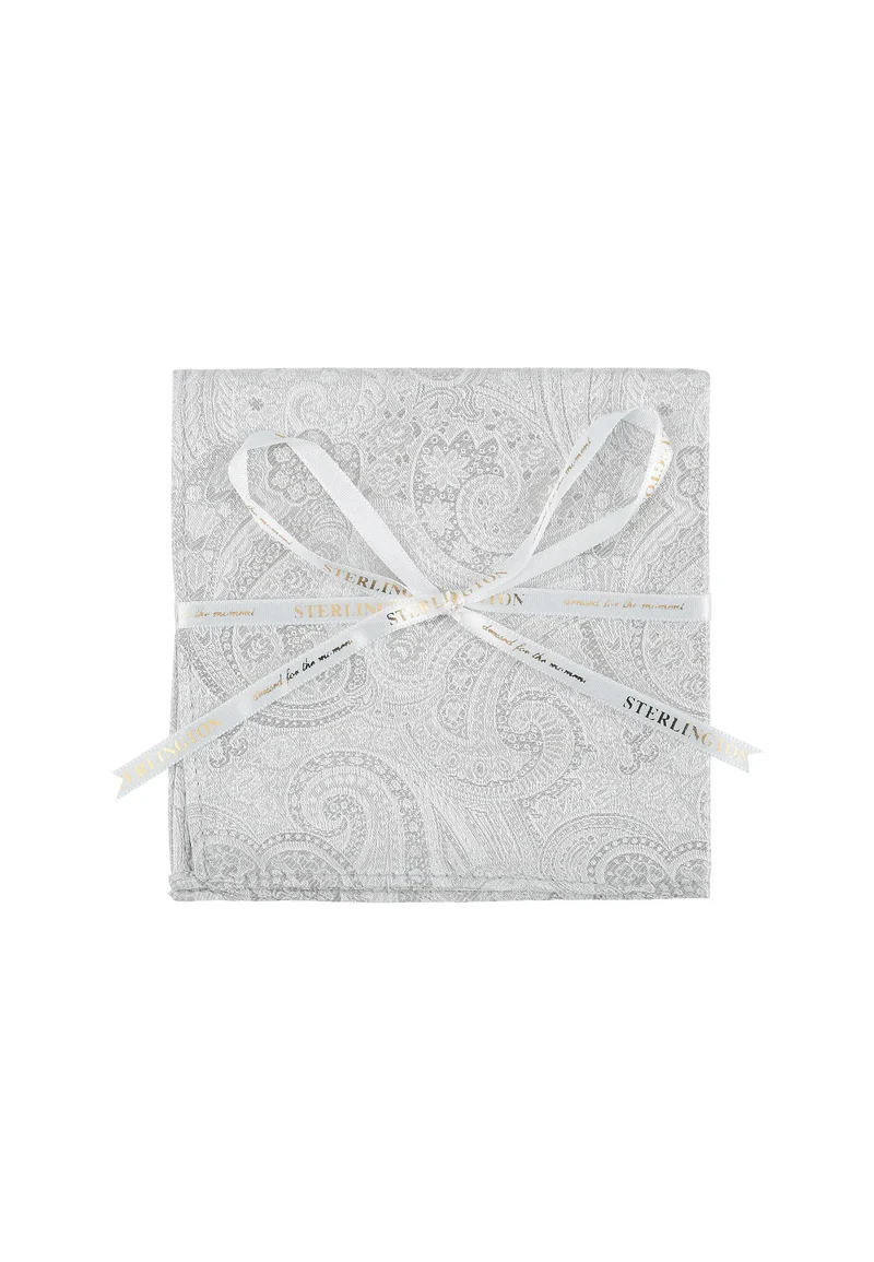 Einstecktuch Herren Hochzeit aus Seide – Paisley
