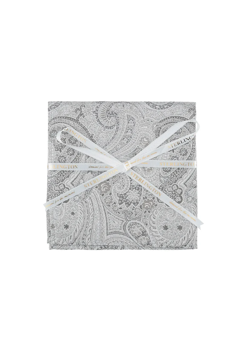 Einstecktuch Herren Hochzeit aus Seide – Paisley