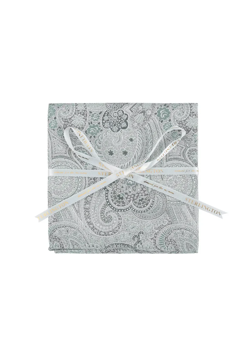 Einstecktuch Herren Hochzeit aus Seide – Paisley