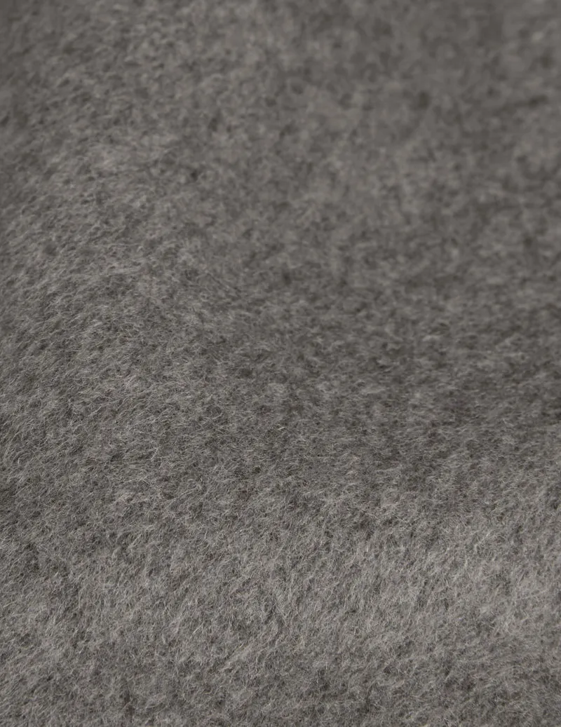 Manteau Marielle en laine taupe