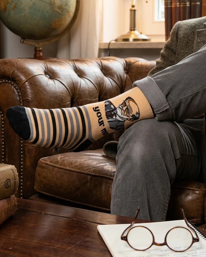 Freud Socks Psychoanalysis Humor Edition