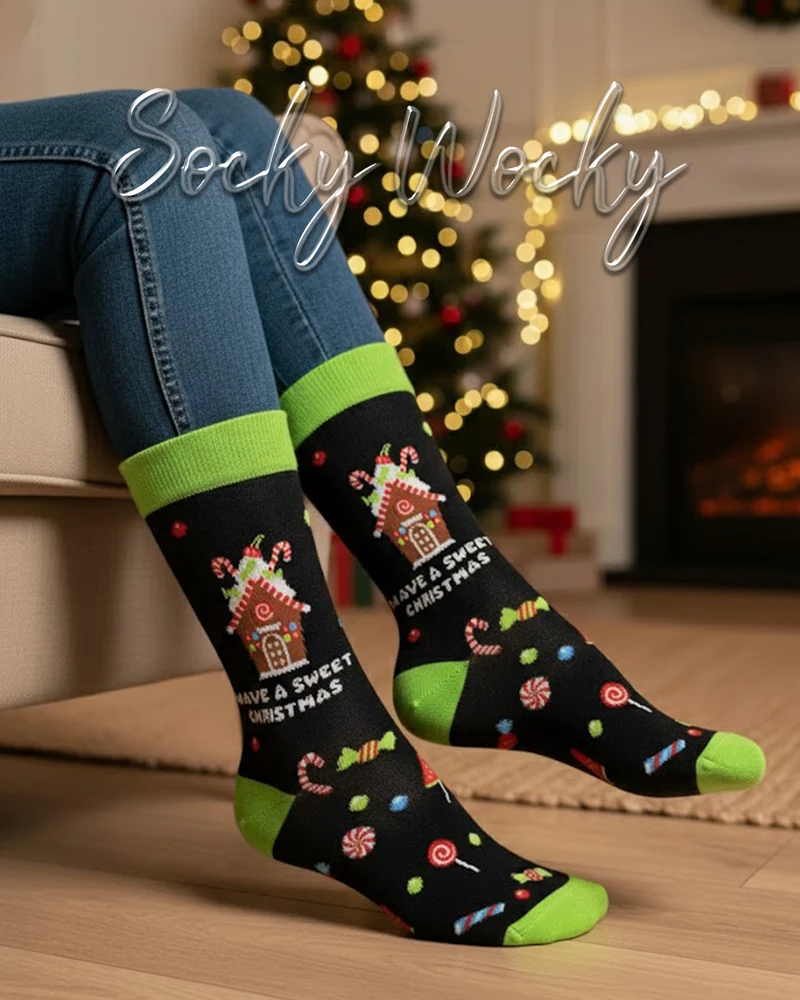 Have a Sweet Christmas Socks Holiday Treat Edition