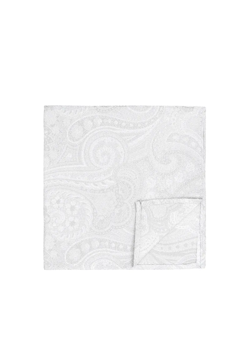 Hochzeitskrawatte Einstecktuch Set Herren aus Seide – Paisley