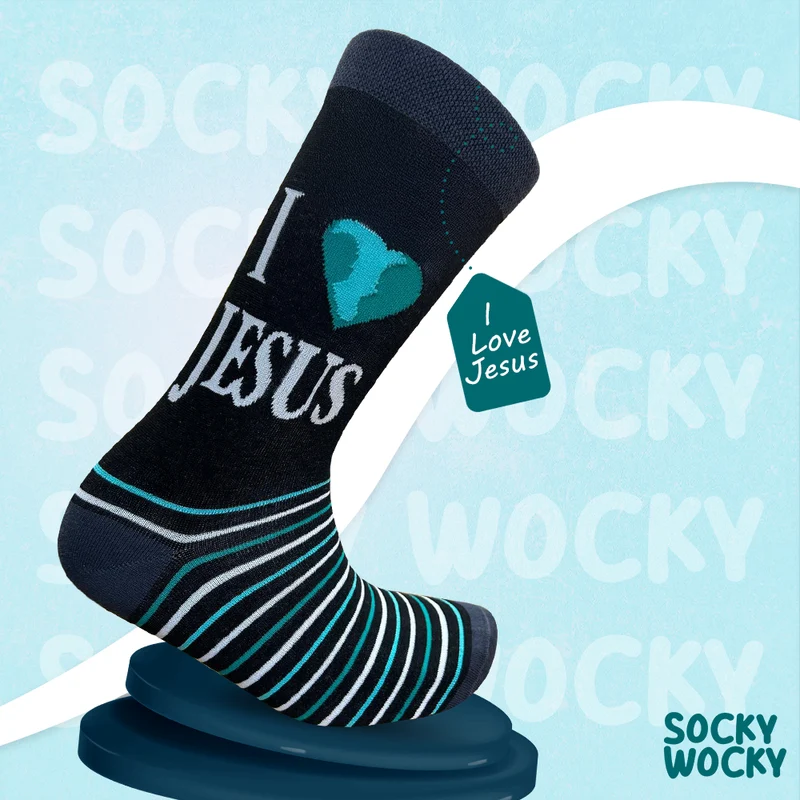 I Love Jesus Socks Faith Inspired Collection