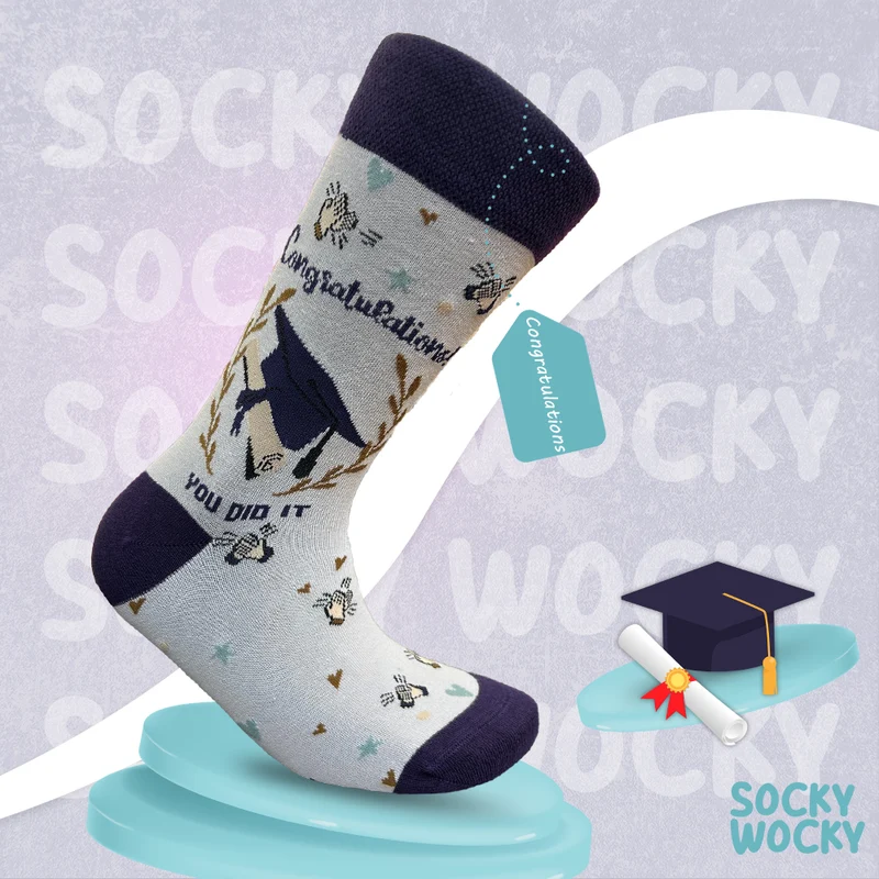 Congratulations Socks Celebration Gift Line
