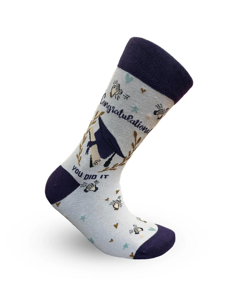 Congratulations Socks Celebration Gift Line