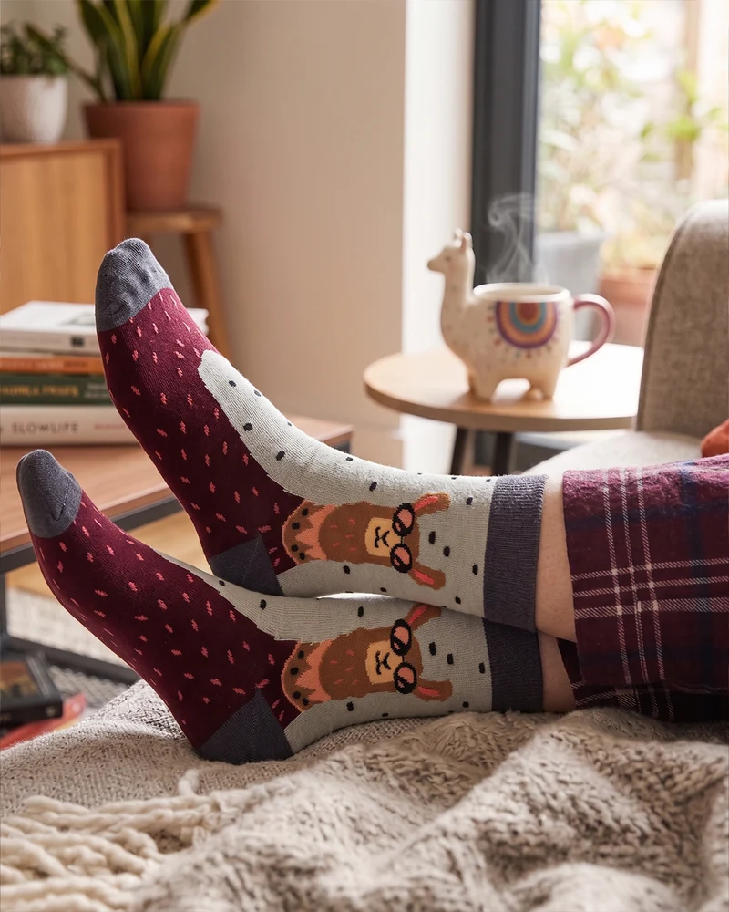 Lama Socks Alpaca Animal Edition