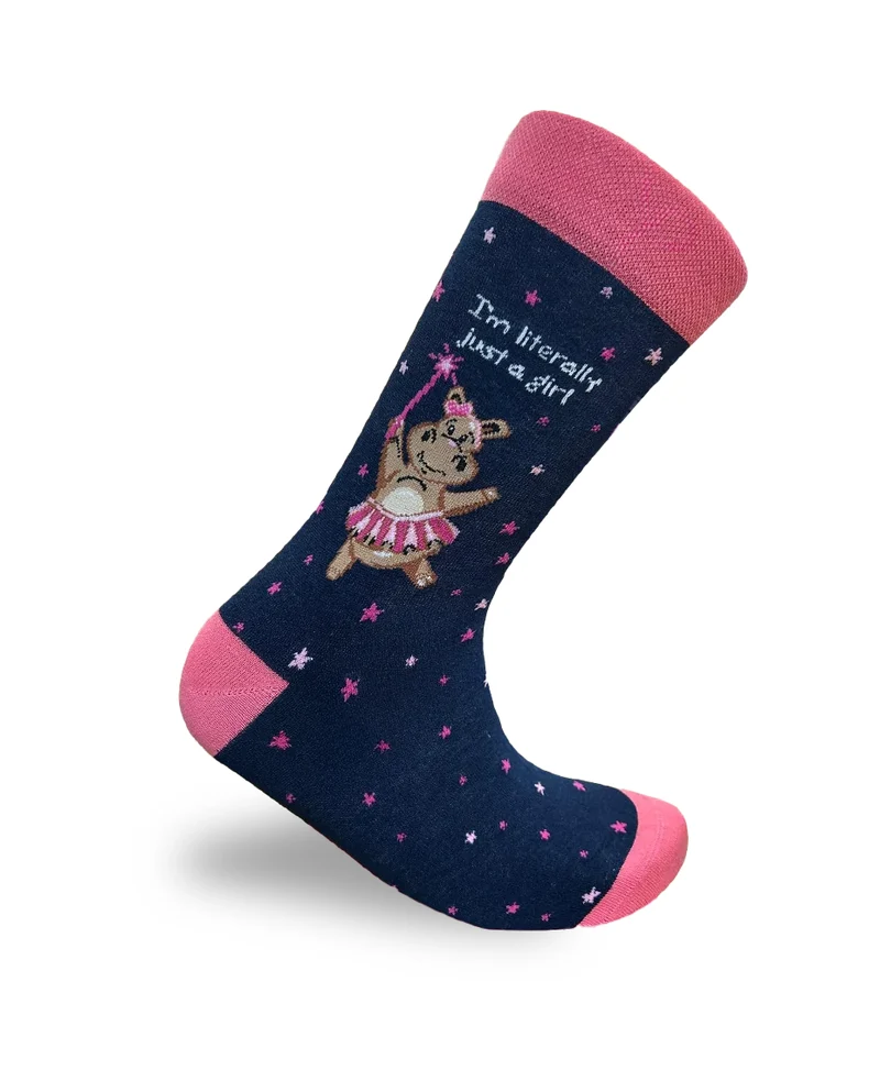 I’m Literally Just a Girl Socks Sassy Statement Edition