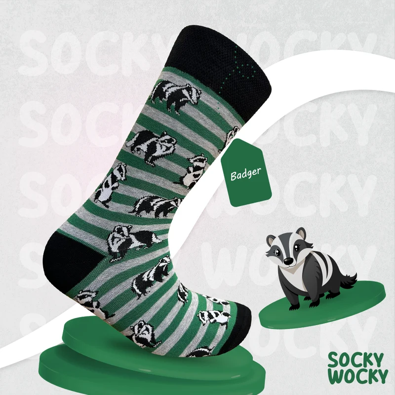 Badger Socks Forest Animal Series