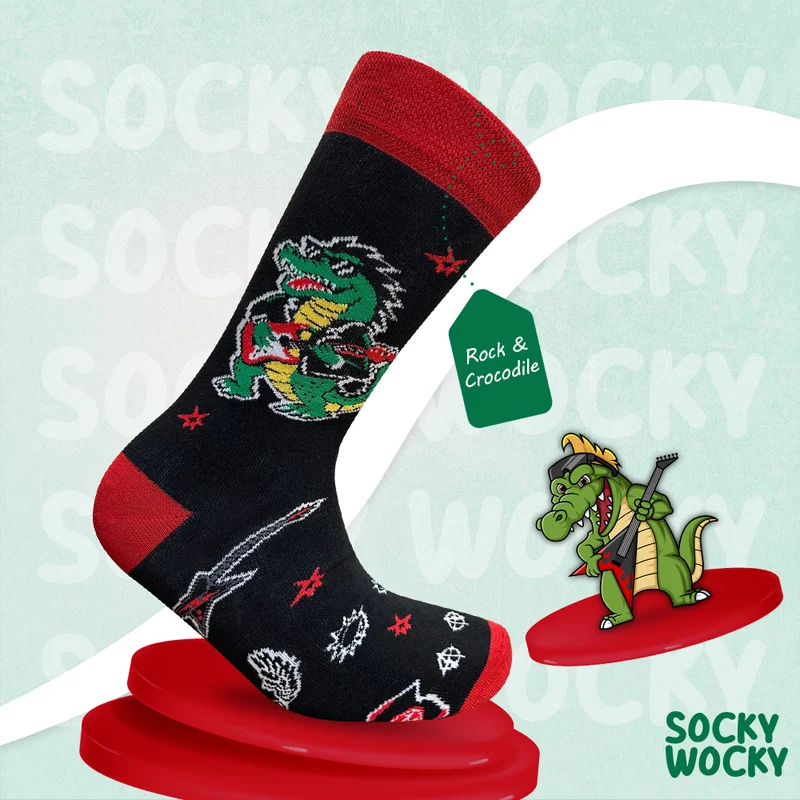 Rock & Crocodile Socks Wild Mix Edition
