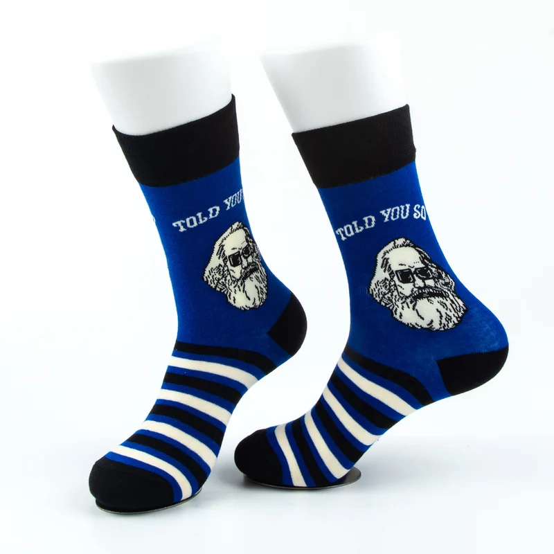 I Told You So Socks Karl Marx Inspired Expression Edition