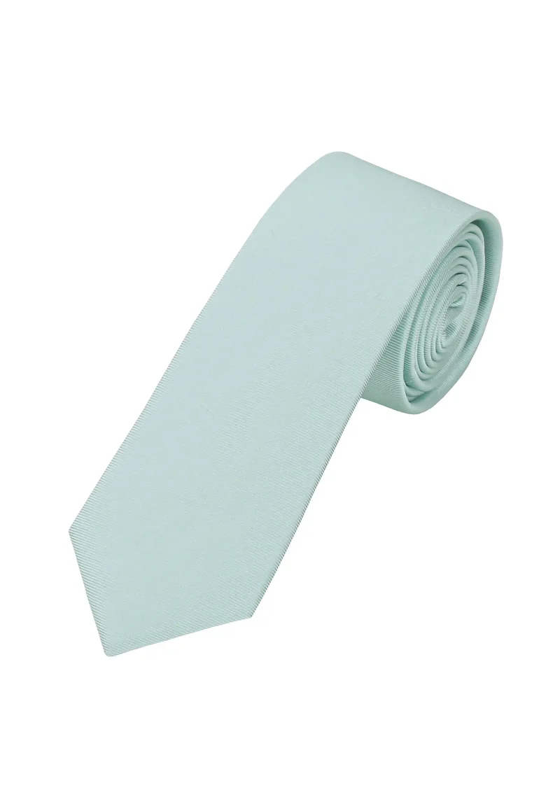 Krawatte Herren aus Seide - Uni Pastellfarben (6,0 - 6,5 cm)