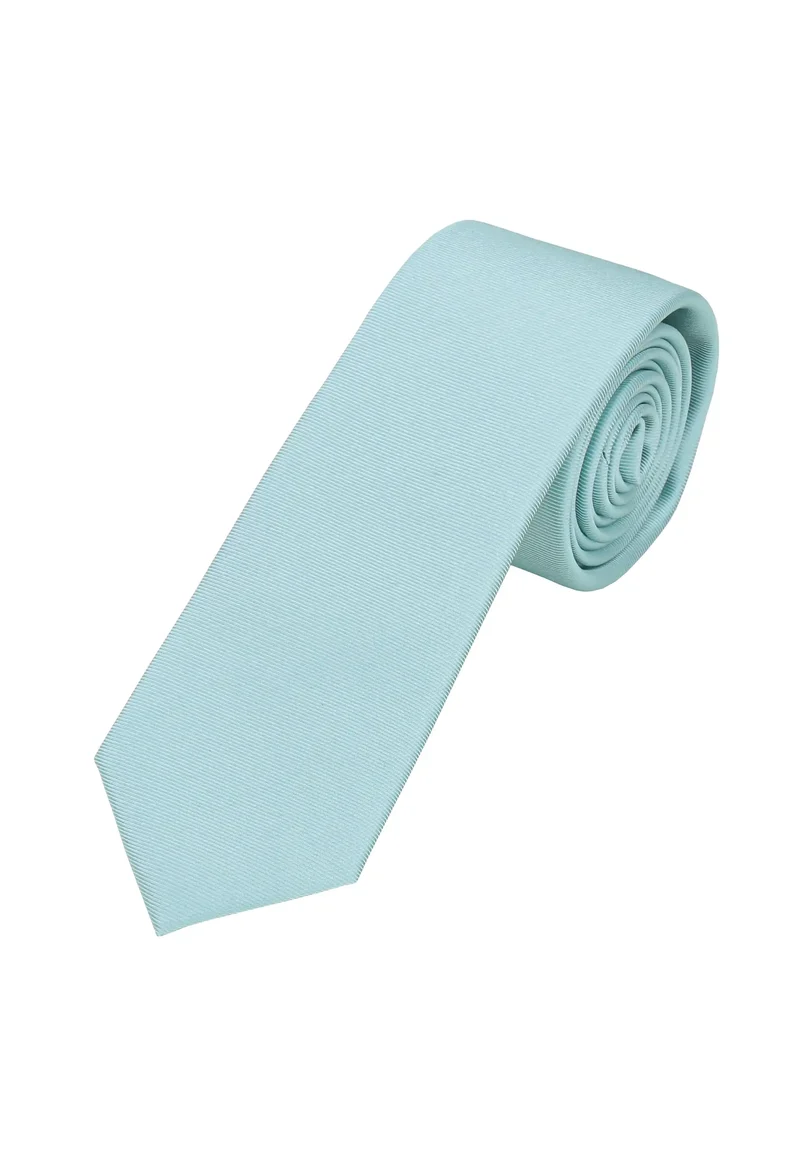 Krawatte Herren aus Seide - Uni Pastellfarben (6,0 - 6,5 cm)
