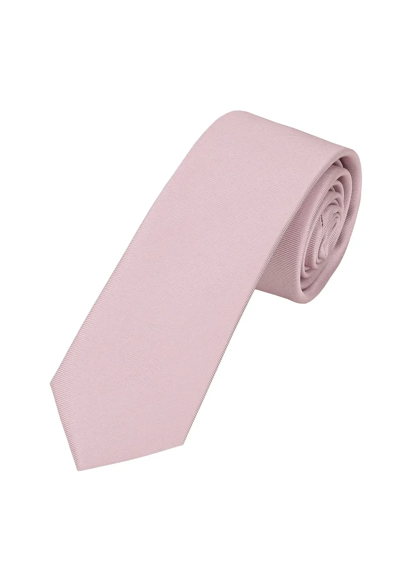 Krawatte Herren aus Seide - Uni Pastellfarben (6,0 - 6,5 cm)