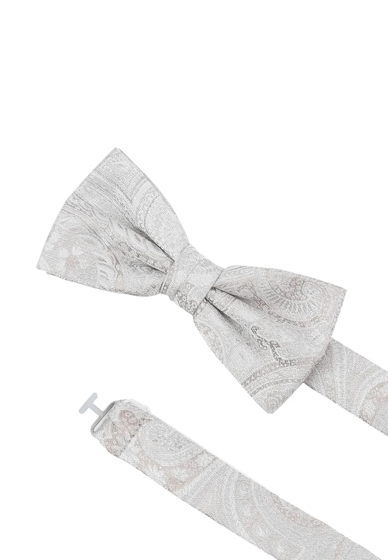 Hochzeitsfliege Einstecktuch Set Herren aus Seide – Paisley