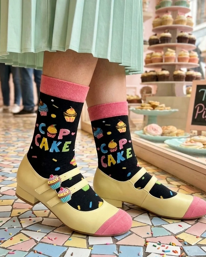 Cupcake Socks Sweet Dessert Series