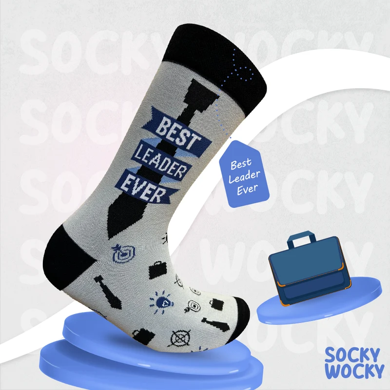 Best Leader Ever Socks Leadership Appreciation Series