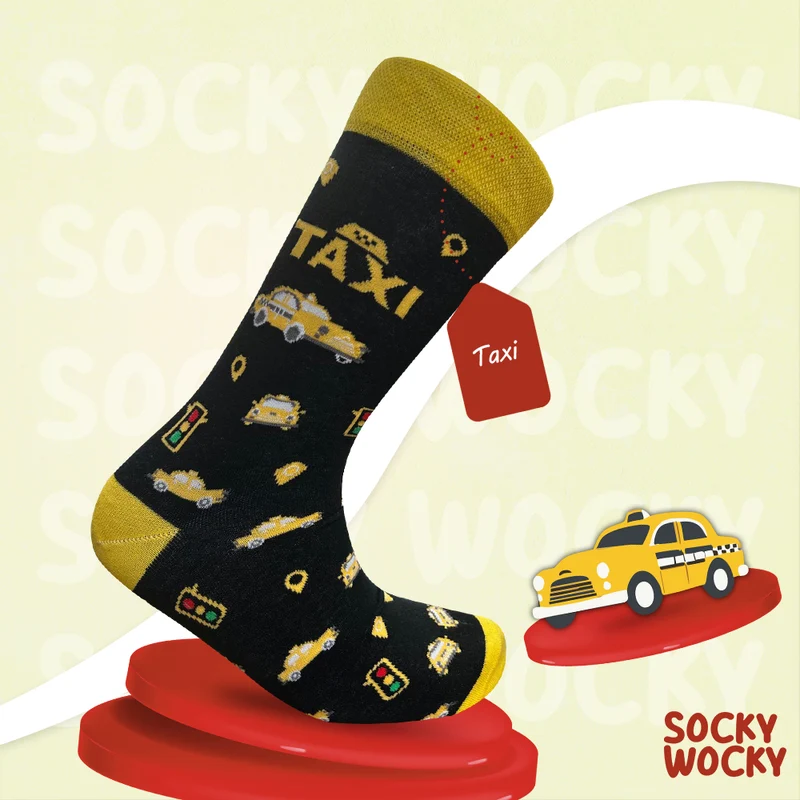 Taxi Socks Urban Transport Edition