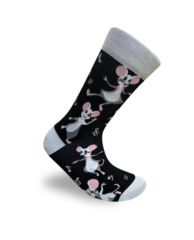 Dancing Mouse Socks Cute Animal Edition