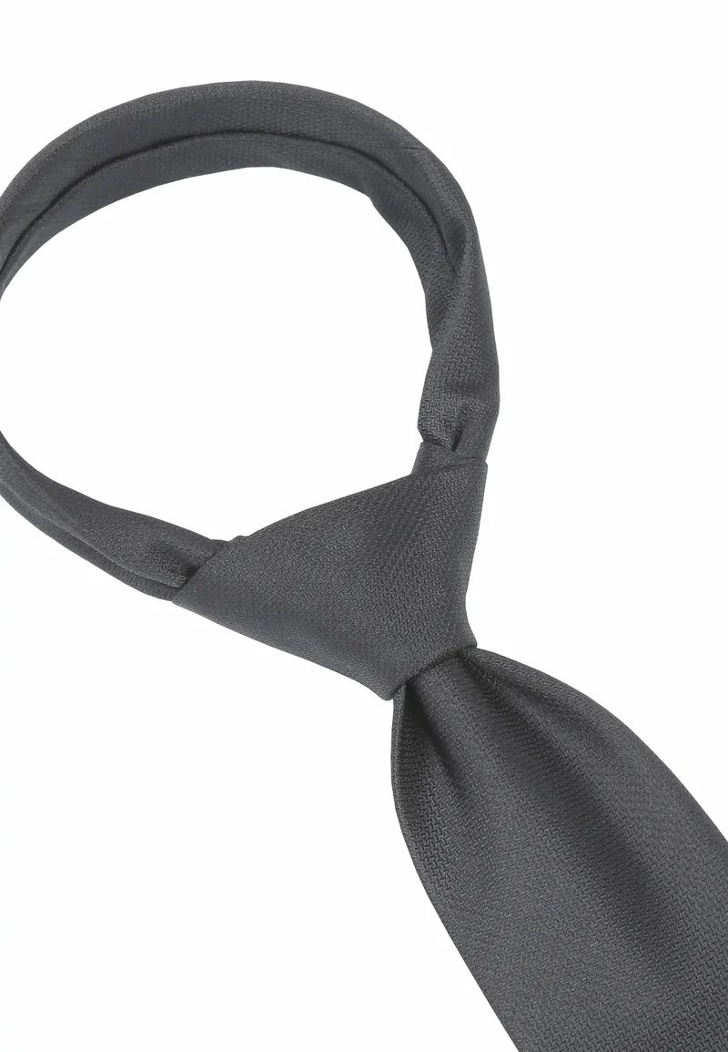 Trauerkrawatte Herren aus Seide - Schwarz (7,0 - 7,5 cm)